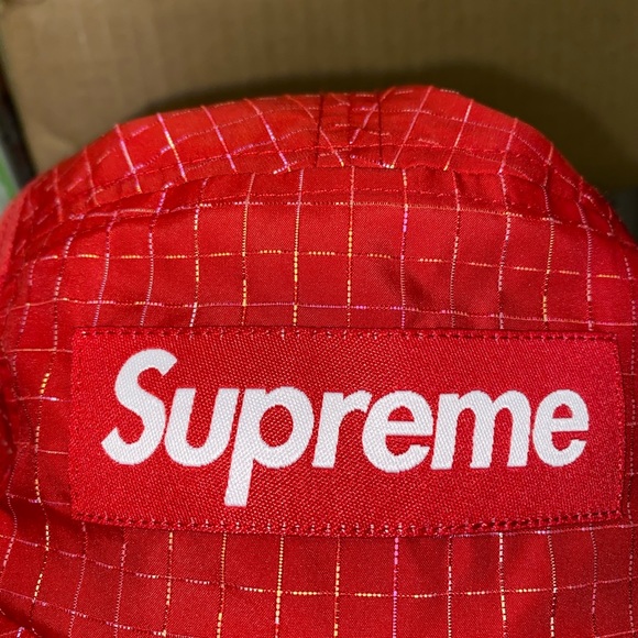 Supreme Red Reflective Ripstop Hat - Picture 2 of 4
